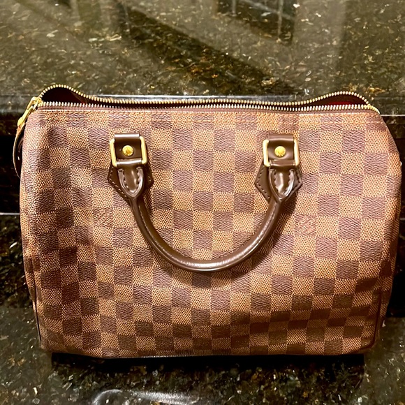 Louis Vuitton Handbags - Louis Vuitton Brown Damier Ebene Speedy 30